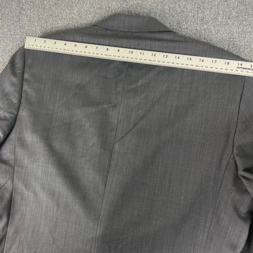 Ermenegildo Zegna Blazer Size 44 Gray‎ Saks Fifth Avenue Wool Blazer Italy Men's